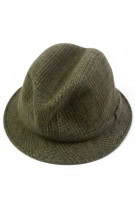 BORSALINO CAPPELLO FEDORA CLASSICO VERDE UNISEX PRE OWNED