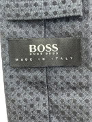 BOSS HUGO BOSS TIE MINIMAL NAVY MENS PRE OWNED