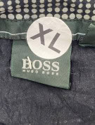 BOSS HUGO BOSS ΚΟΝΤΟΜΑΝΙΚΟ ΠΟΥΚΑΜΙΣΟ CLASSIC ΡΙΓΕ ΜΑΥΡΟ ΑΝΤΡΙΚΟ PRE OWNED XL