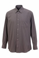BOSS HUGO BOSS ΠΟΥΚΑΜΙΣΟ CLASSIC ΡΙΓΕ ΑΝΘΡΑΚΙ ΑΝΤΡΙΚΟ PRE OWNED XL