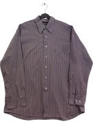 BOSS HUGO BOSS ΠΟΥΚΑΜΙΣΟ CLASSIC ΡΙΓΕ ΑΝΘΡΑΚΙ ΑΝΤΡΙΚΟ PRE OWNED XL
