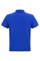 BOSS POLO SHIRT MINIMAL BLUE MEN PRE OWNED M