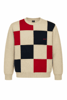 BOSS SWEATER MINIMAL BEIGE MEN PRE OWNED L