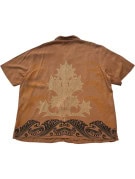 [BRAND] RETRO SHIRT BROWN MEN PRE OWNED XL