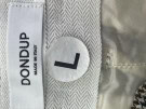 DONDUP  ΠΑΝΤΕΛΟΝΙ ΜΙΚΡΟ ΚΑΡΟ BEIGE ΑΝΤΡΙΚΟ PRE OWNED L