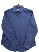 BROOKS BROTHERS ΠΟΥΚΑΜΙΣΟ CLASSIC NAVY ΓΥΝΑΙΚΕΙΟ PRE OWNED M