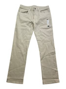 BUFFALO DAVID BITTON Pantaloni Chino Casual con Logo Beige da Uomo XL