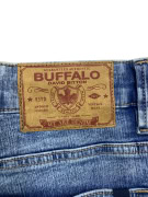 BUFFALO DAVID BITTON jeans vintage wear con logo blu da uomo L (W36)