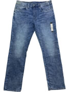 BUFFALO DAVID BITTON jeans vintage wear con logo blu da uomo L (W36)