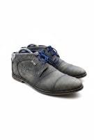 BUGATTI ΔΕΡΜΑΤΙΝΑ ΜΠΟΤΑΚΙΑ CLASSIC ΓΚΡΙ ΑΝΤΡΙΚΟ PRE OWNED EU 43