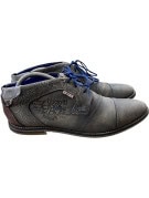 BUGATTI ΔΕΡΜΑΤΙΝΑ ΜΠΟΤΑΚΙΑ CLASSIC ΓΚΡΙ ΑΝΤΡΙΚΟ PRE OWNED EU 43