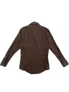 BURBERRY BLACK LABEL ΠΟΥΚΑΜΙΣΟ VINTAGE CHECK COLLAR ΛΟΓΟΤΥΠΟ ΚΑΦΕ UNISEX M