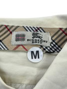 BURBERRY BRIT SHIRT CLASSIC CREAM MEN PRE OWNED M