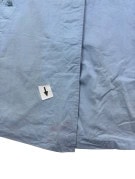 BURBERRY 90s RAINCOAT MINIMAL LIGHT BLUE MENS PRE OWNED