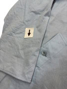BURBERRY 90s RAINCOAT MINIMAL LIGHT BLUE MENS PRE OWNED