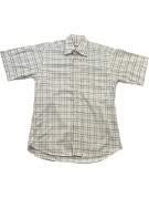 BURBERRY LONDON ΚΟΝΤΟΜΑΝΙΚΟ ΠΟΥΚΑΜΙΣΟ CLASSIC CHECK CREAM ΑΝΤΡΙΚΟ PRE OWNED S