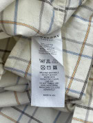 BURBERRY LONDON ΚΟΝΤΟΜΑΝΙΚΟ ΠΟΥΚΑΜΙΣΟ CLASSIC CHECK CREAM ΑΝΤΡΙΚΟ PRE OWNED S