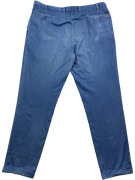 Burberry London Chino Trousers Denim Fabric with Pleats Blue Men XXXL