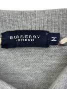 BURBERRY LONDON POLO MINIMAL GRIGIO UOMO PRE OWNED M