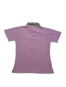 BURBERRY LONDON POLO SHIRT CLASSIC LILLA DONNA PRE OWNED M