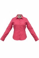 BURBERRY LONDON CAMICIA CLASSIC ROSA DONNA PRE OWNED S