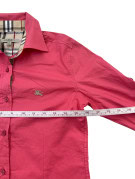 BURBERRY LONDON CAMICIA CLASSIC ROSA DONNA PRE OWNED S