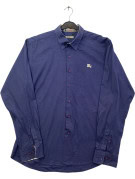 BURBERRY LONDON ΠΟΥΚΑΜΙΣΟ ΚΛΑΣΙΚΟ NAVY ΑΝΤΡΙΚΟ PRE OWNED L