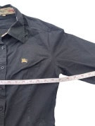 BURBERRY LONDON SHIRT CLASSIC NAVY WOMENS PRE OWNED XS