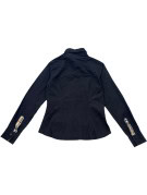 BURBERRY LONDON SHIRT CLASSIC NAVY WOMENS PRE OWNED XS