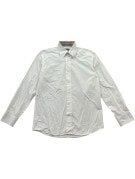 BURBERRY LONDON SHIRT MINIMAL OFF WHITE MENS PRE OWNED M
