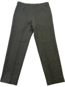 BURBERRY LONDON TAILORED TROUSERS CLASSIC OLIVE MENS PRE OWNED L