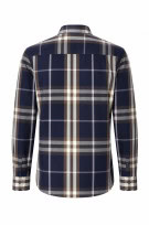 BURBERRY SHIRT CHECKED BLUE MENS PRE OWNED L