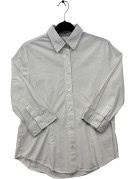 BURBERRY SHIRT MINIMAL OFF WHITE WOMENS PRE OWNED XS