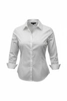 BURBERRY SHIRT MINIMAL OFF WHITE WOMENS PRE OWNED XS