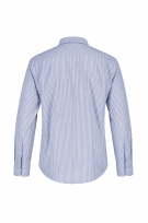 BURBERRY SHIRT STRIPED BLUE MEN PRE OWNED L
