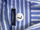 BURBERRY SHIRT STRIPED BLUE MEN PRE OWNED L