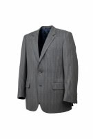BURBERRY BLAZER VINTAGE GREY MENS PRE OWNED M
