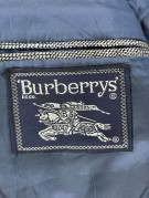BURBERRY BLAZER VINTAGE GREY MENS PRE OWNED M