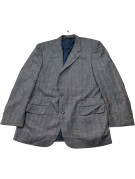 BURBERRY BLAZER VINTAGE GREY MENS PRE OWNED M