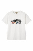 BURBERRY T SHIRT GRAPHIC WHITE UOMO PRE OWNED L