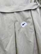 BURBERRYS TRENCH COAT VINTAGE BEIGE WOMENS PRE OWNED L