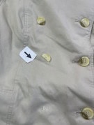 BURBERRYS TRENCH COAT VINTAGE BEIGE WOMENS PRE OWNED L