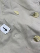 BURBERRYS TRENCH COAT VINTAGE BEIGE WOMENS PRE OWNED L