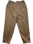 BURBERRYS OF LONDON PLEATED TROUSERS VINTAGE BEIGE MENS PRE OWNED XL