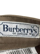 BURBERRYS OF LONDON PLEATED TROUSERS VINTAGE BEIGE MENS PRE OWNED XL