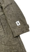 BURBERRYS ΠΑΛΤΟ VINTAGE HOUNDSTOOTH ΓΚΡΙ ΑΝΤΡΙΚΟ PRE OWNED L
