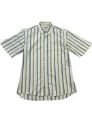 BURBERRYS CAMICIA VINTAGE A RIGHE OFF WHITE UOMO PRE OWNED M
