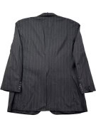 BURBERRYS BLAZER CLASSICO PINSTRIPE CHARCOAL UOMO PRE OWNED L