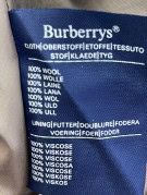 BURBERRYS BLAZER VINTAGE MARRONE DONNA PRE OWNED L