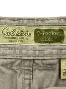 CABELA\'S pantaloncini cargo Hiker a 7 tasche beige unisex M